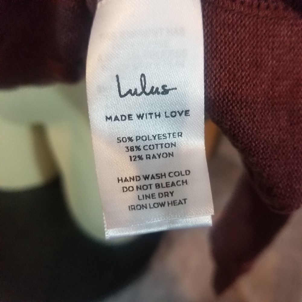 Lulus Cozy Red Pullover Size XL - Picture 5 of 5